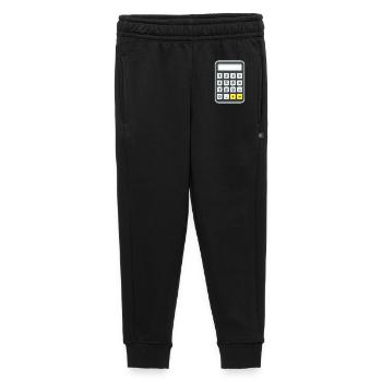Calculatrice Costume Carnaval Nerd - Pantalon de survêtement enfant/adolescent premium - noir - Devant - AI Model Kid Male (0cm)