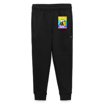 abeille - Pantalon de survêtement enfant/adolescent premium - noir - Devant - AI Model Kid Male (0cm)