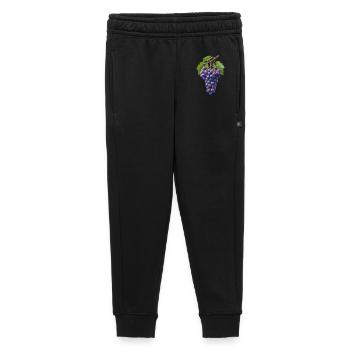 Dark purple bunch of grapes - Kids’/Teens' Premium Sweatpants - black - Front - AI Model Kid Male (0cm)