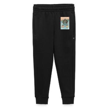 Tortue - Pantalon de survêtement enfant/adolescent premium - noir - Devant - AI Model Kid Male (0cm)