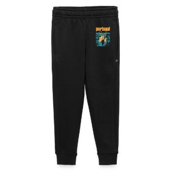 Portugal Surf Sonnenuntergang Surfer - Kinder/Teenager Premium Sweathose - Schwarz - Vorne - AI Model Kid Male (0cm)