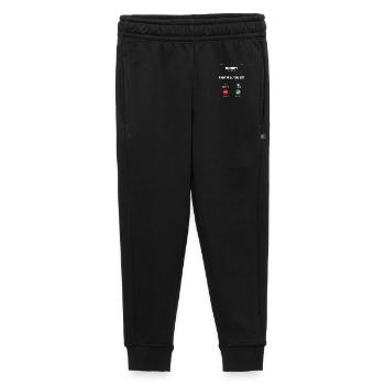 Money Is Calling – Motivations Design - Kids’/Teens' Premium Sweatpants - black - Front - AI Model Kid Male (0cm)