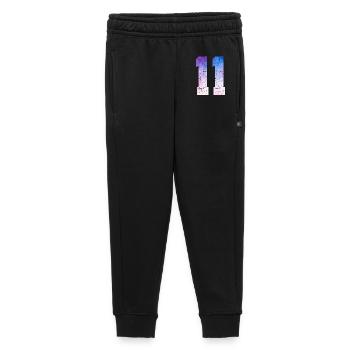 Issue 11 – 11th Anniversary Gift - Kids’/Teens' Premium Sweatpants - black - Front - AI Model Kid Male (0cm)
