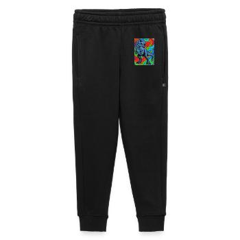 dinosaur - Kids’/Teens' Premium Sweatpants - black - Front - AI Model Kid Male (0cm)