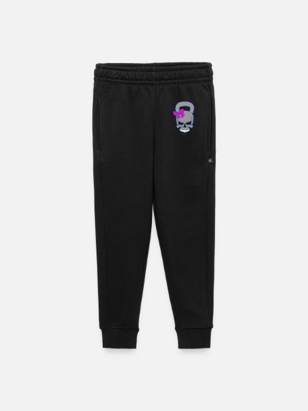 Kettlebell Skull (female) - Kids’/Teens' Premium Sweatpants - black