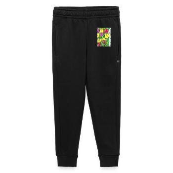 EG Flowers ITulpen IGarden I flowers I birthday - Kids’/Teens' Premium Sweatpants - black - Front - AI Model Kid Male (0cm)