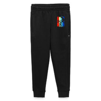 Bmx Bicycle Colorful | Retro Bmx Bike | Old School Bike - Kids’/Teens' Premium Sweatpants - black - Front - AI Model Kid Male (0cm)