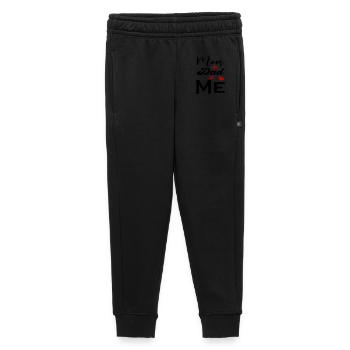 Mom Dad Love Me Mama Papa Liebe - Kinder/Teenager Premium Sweathose - Schwarz - Vorne - AI Model Kid Male (0cm)