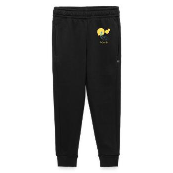 Finde deinen Flow – Leuchtende Qualle - Kinder/Teenager Premium Sweathose - Schwarz - Vorne - AI Model Kid Male (0cm)