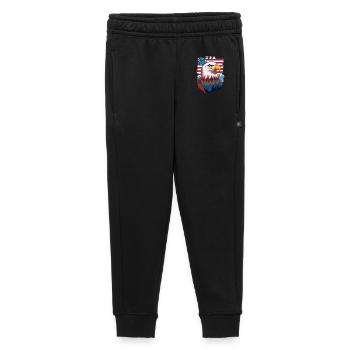 Pygargue à tête blanche - Pantalon de survêtement enfant/adolescent premium - noir - Devant - AI Model Kid Male (0cm)