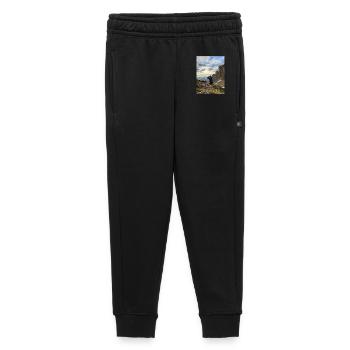 Sunset in the mountains - Kids’/Teens' Premium Sweatpants - black - Front - AI Model Kid Male (0cm)