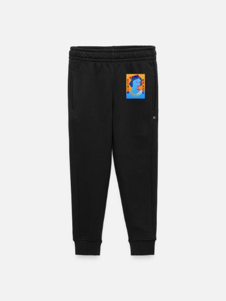 Zeitlose Pop Art Frau mit Farbkontrast - Kinder/Teenager Premium Sweathose - Schwarz