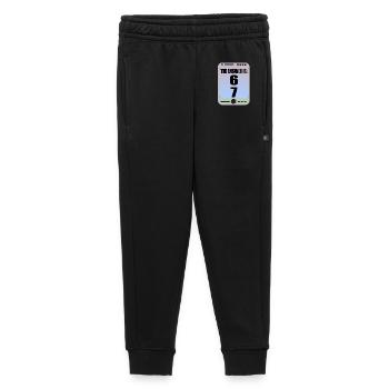 Sechs Sieben 6 7 Meme - Kinder/Teenager Premium Sweathose - Schwarz - Vorne - AI Model Kid Male (0cm)