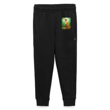 Fossa Elégante chasseresse de Madagascar, épurée, sile - Pantalon de survêtement enfant/adolescent premium - noir - Devant - AI Model Kid Male (0cm)