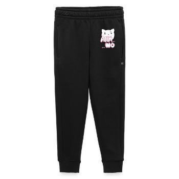 Euh, non, le rose chat kawaii - Pantalon de survêtement enfant/adolescent premium - noir - Devant - AI Model Kid Male (0cm)