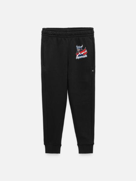 Denmark Viking Emblem - Kids’/Teens' Premium Sweatpants - black - Front