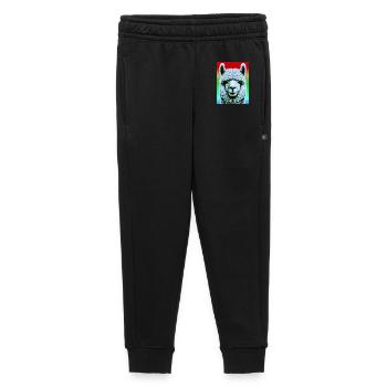 Alpaga - Pantalon de survêtement enfant/adolescent premium - noir - Devant - AI Model Kid Male (0cm)