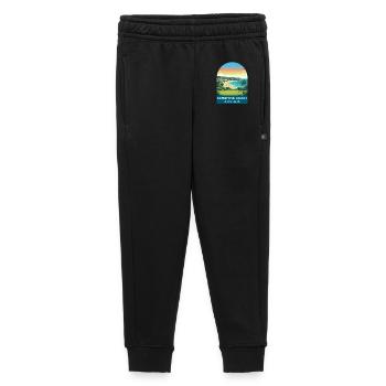 Sunshine Coast Australia Beach Travel Poster - Kids’/Teens' Premium Sweatpants - black - Front - AI Model Kid Male (0cm)