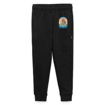 Affiche de voyage vintage de Barcelone, Espagne - Pantalon de survêtement enfant/adolescent premium - noir - Devant - AI Model Kid Male (0cm)