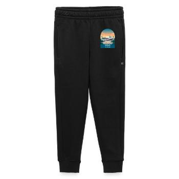 Art d’affiches de voyage vintage à Oslo, Norvège - Pantalon de survêtement enfant/adolescent premium - noir - Devant - AI Model Kid Male (0cm)