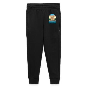 Art d’affiches de voyage vintage à La Valette Malte - Pantalon de survêtement enfant/adolescent premium - noir - Devant - AI Model Kid Male (0cm)