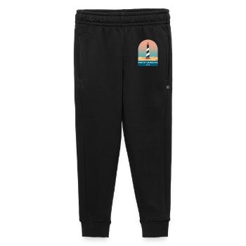 Affiche de voyage vintage de Caroline du Nord aux États-Unis - Pantalon de survêtement enfant/adolescent premium - noir - Devant - AI Model Kid Male (0cm)