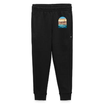 Varanasi, Inde Ghats du Gange, Art de voyage vintage - Pantalon de survêtement enfant/adolescent premium - noir - Devant - AI Model Kid Male (0cm)
