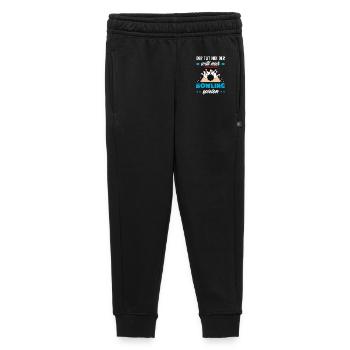Will Nur Bowling Spielen Spieler - Kinder/Teenager Premium Sweathose - Schwarz - Vorne - AI Model Kid Male (0cm)