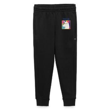 Licorne avec devise – Design unique - Pantalon de survêtement enfant/adolescent premium - noir - Devant - AI Model Kid Male (0cm)