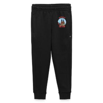 Uppsala Suède - Pantalon de survêtement enfant/adolescent premium - noir - Devant - AI Model Kid Male (0cm)