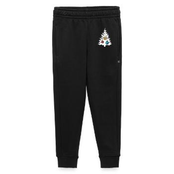 Arbre de Noël Symbole Boules Couleurs Icône Forêt De Sapin - Pantalon de survêtement enfant/adolescent premium - noir - Devant - AI Model Kid Male (0cm)