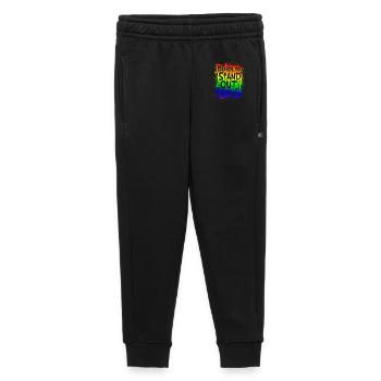 NÉ POUR SE DÉMARQUER, PAS POUR S’INTÉGRER - Pantalon de survêtement enfant/adolescent premium - noir - Devant - AI Model Kid Male (0cm)