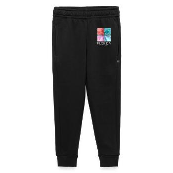Florida USA Miami America Summer Palm Trees Beach - Kids’/Teens' Premium Sweatpants - black - Front - AI Model Kid Male (0cm)