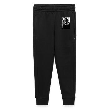 Kühner Hockey-Affe - Kinder/Teenager Premium Sweathose - Schwarz - Vorne - AI Model Kid Male (0cm)