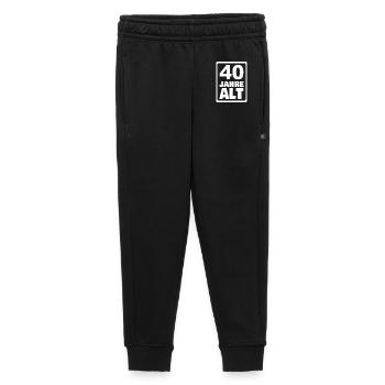 40 - Kids’/Teens' Premium Sweatpants - black - Front - AI Model Kid Male (0cm)