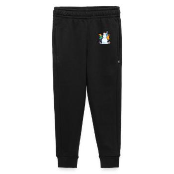 Des enfants heureux en train de construire un bonhomme de neige - Pantalon de survêtement enfant/adolescent premium - noir - Devant - AI Model Kid Male (0cm)