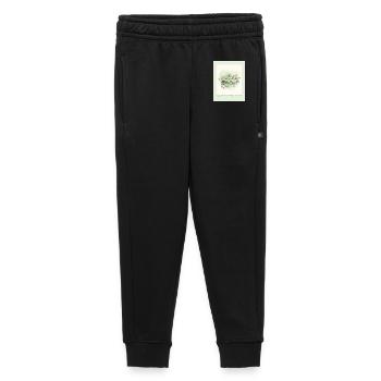 Vintage Auto mit Blumenrahmen - Kinder/Teenager Premium Sweathose - Schwarz - Vorne - AI Model Kid Male (0cm)