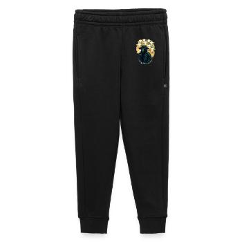 Black Sheep Nonconformist in Leather Jacket - Kids’/Teens' Premium Sweatpants - black - Front - AI Model Kid Male (0cm)