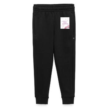 La grâce sur tout Cœur floral - Pantalon de survêtement enfant/adolescent premium - noir - Devant - AI Model Kid Male (0cm)