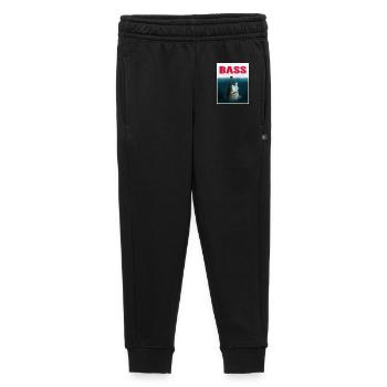 BASS ATTACK - Kids’/Teens' Premium Sweatpants - black - Front - AI Model Kid Male (0cm)