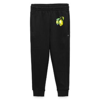 Frische Zitronen-Aquarell - Kinder/Teenager Premium Sweathose - Schwarz - Vorne - AI Model Kid Male (0cm)