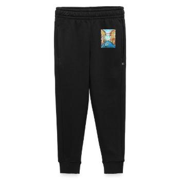 Multergasse - Pantalon de survêtement enfant/adolescent premium - noir - Devant - AI Model Kid Male (0cm)