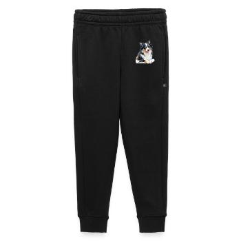 Border Collie - Kinder/Teenager Premium Sweathose - Schwarz - Vorne - AI Model Kid Male (0cm)