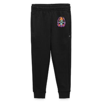 Graffiti Skull mit Halloween-Elementen - Kinder/Teenager Premium Sweathose - Schwarz - Vorne - AI Model Kid Male (0cm)