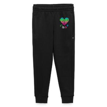 Tonalités musicales - Pantalon de survêtement enfant/adolescent premium - noir - Devant - AI Model Kid Male (0cm)