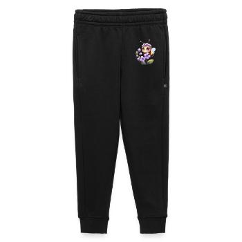 Abeille mignonne parmi les lilas 🐝 - Pantalon de survêtement enfant/adolescent premium - noir - Devant - AI Model Kid Male (0cm)