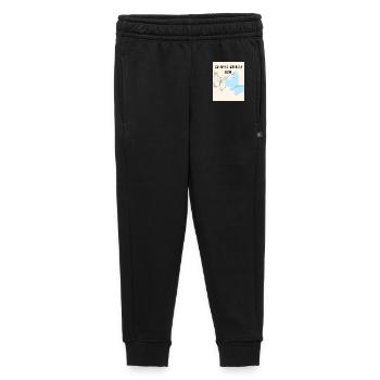 Empathie douce avec le papillon et la cigogne - Pantalon de survêtement enfant/adolescent premium - noir - Devant - AI Model Kid Male (0cm)