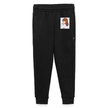 Girl with glasses for anime fans - Kids’/Teens' Premium Sweatpants - black - Front - AI Model Kid Male (0cm)