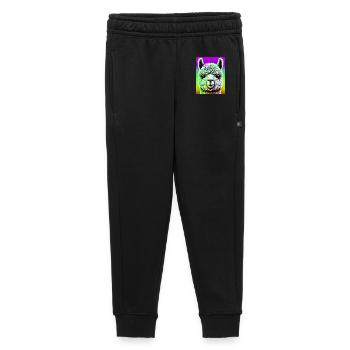 Alpaga - Pantalon de survêtement enfant/adolescent premium - noir - Devant - AI Model Kid Male (0cm)