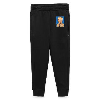 Erich Honecker Caricature - Kids’/Teens' Premium Sweatpants - black - Front - AI Model Kid Male (0cm)